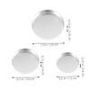 Baluue 30pcs Round Eyeshadow Pans Empty Makeup Palette Organizer for Travel Home Metal Blusher Pans view 2