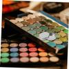 Baluue 30pcs Round Eyeshadow Pans Empty Makeup Palette Organizer for Travel Home Metal Blusher Pans view 3