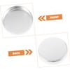 Baluue 30pcs Round Eyeshadow Pans Empty Makeup Palette Organizer for Travel Home Metal Blusher Pans view 4