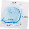 Baluue Razor Holder for Shower Bathroom Suction Cup Razor Stand Holder Modern Design Durable Plastic Perfect for Foyers Hallways view 2