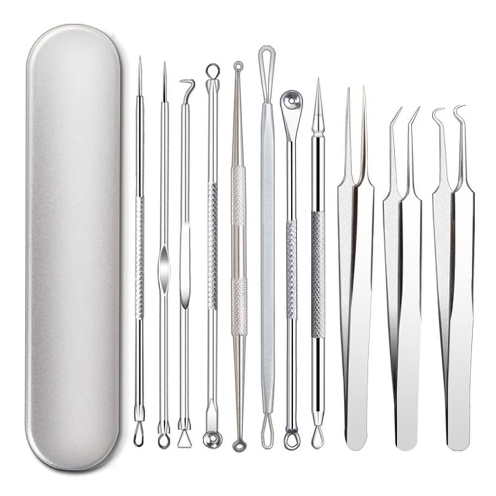DUYHBAWRS Acne Blackhead Removal Needle Blackhead Pore Tool Skin Care Tool Tweezers Beauty Kit