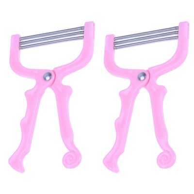FOMIYES Facial Hair Remover Set for Women 2 Pcs Manual Hair Epilator Threader Tool for Face Easy to Use