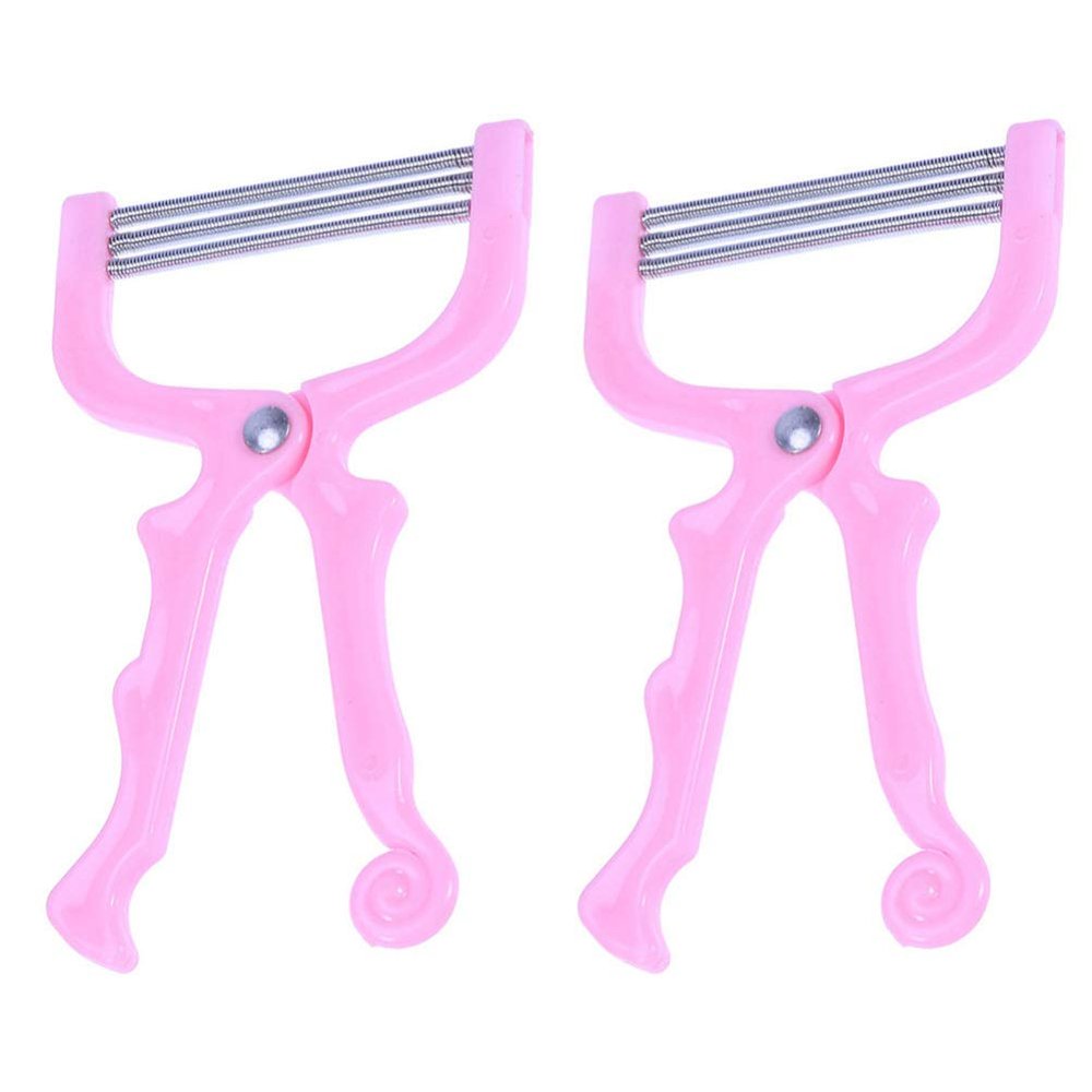 FOMIYES Facial Hair Remover Set for Women 2 Pcs Manual Hair Epilator Threader Tool for Face Easy to Use
