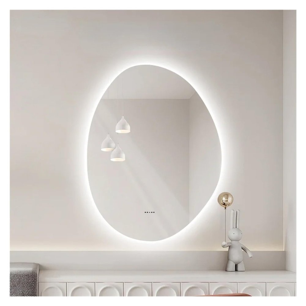 24x34 Inch Round Decorative Bath Mirrors Washroom Decorative Self Haircut Gold Wall Shower Bath Mirrors,Mirrors