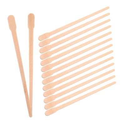 PLAFOPE 300pcs Nose Waxing Sticks Wooden Applicators for Facial Hair Removal Gentle Skin Shape for Precision for Areas Conveniently Packaged for Easy Use