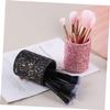 FOMIYES Makeup Organizer Storage Bucket Brush Holder Case for Vanity Metal Brush Organizer for Cosmetics Large Capacity Brush Holder Pen Slot view 3