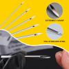 Romlon Ear Nose Piercing Tools - 50Pcs Mixed 12G 14G 16G 18G 20G Stainless Steel Piercing Kit for Ear Nose Navel Belly Nipple Tongue view 3