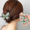 DIY Diamond Oval Hair Clips for Women, Mandala Wooden Hairpins, Leather Long Fixed, Hairpin Ties for Long Hair, Decorative Oval Accessories for Fixed Hairstyles-Rosette02 view 3