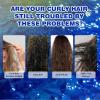Curl Defining Mousse,Moisturizer Curl Defining Cream,Provides Body, Volume, and Curl Retention,Adds Volume to Hair and Locks in Moisture,Hair Cream for Curly Hair Bounce Curl Enhancer view 2