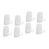 ARTIBETTER 8pcs Adhesive Holder Wall-Mounted Shaver Hooks for Bathroom Storage for and Shaving Brushes Easy Install Smooth view 1