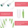 Gogogmee 10pcs Eyelash Brush Set Tube and Tip Portable Makeup Wands for Eyelash Extensions and Eyebrow Grooming view 2