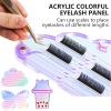 Acrylic Eyelash Pallet Eyelash Extension Pallet False Lashes Tray Strips For Eyelash Extensions Professional Eyelash Aid view 3