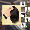 Eumos Mannequin Head, Male Mannequin Head with 100% Human Hair 12'' Barber Mannequin Head Hairdresser Manikin Training Head for Hair Practice Cutting Styling(Black) view 3