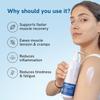 10% Magnesium Sleep Body Lotion 200ml | For Muscle Recovery & Relaxation | Infused with Shea Butter & Lavender | Mildly Scented, Lightweight & Non-Greasy Formula view 2