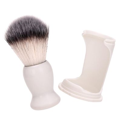 BESPORTBLE Men's Beard Brush Shaving Brush Stand Barber Tool for Hair Salon Bristle Shave Kit