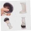 BESPORTBLE Men's Beard Brush Shaving Brush Stand Barber Tool for Hair Salon Bristle Shave Kit view 4