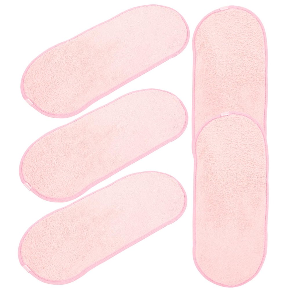 ADOCARN 5pcs Face Cleaning Towels Makeup Removal Towels Washable Face Cloths for Travel Daily Use Gentle Reusable and Portable