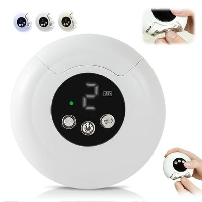 2 in 1 Electric Polishing Automatic Nail Clippers, Electric Nail Clipper with 3 Speed Levels, Safe and Convenient Nail Trimmer, Nail Trimmer (White)