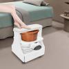 Ginelm Foot Bath Trolley with Wheels, Pedicure Chair for Nail Tech, Portable Esthetician Trolley Cart for Beauty Salon or Nail Tech Bath Spa, Foot Massage Station view 4