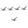 WOONEKY 5pcs Eyebrow Scissors for Precise Grooming Trimming Tool for Eyebrows Nose Hair and Beard Ergonomic Design Rounded Tips for Safety and Comfort view 1