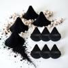 6 Pcs Black Powder Puff Face Soft Triangles Makeup Puff For Loose Powder Mineral Powder Cosmetic Makeup Tools view 2