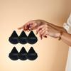 6 Pcs Black Powder Puff Face Soft Triangles Makeup Puff For Loose Powder Mineral Powder Cosmetic Makeup Tools view 4