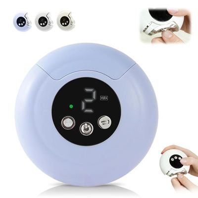 2 in 1 Electric Polishing Automatic Nail Clippers, Electric Nail Clipper with 3 Speed Levels, Safe and Convenient Nail Trimmer, Nail Trimmer (Blue)