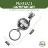 3-in-1 Scripture Nail Clipper Multitool, Green - Iron Sharpens Iron, Prov 27:17 - Metal Bible Verse Keychain Nail Clipper Tool with Bottle Opener & Nail File - Christian Pocket Tools for Men view 2