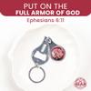 3-in-1 Scripture Nail Clipper Multitool, Green - Armor of God, Eph 6:11 - Metal Bible Verse Keychain Nail Clipper Tool with Bottle Opener & Nail File - Christian Pocket Tools For Men view 4