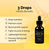 Golden Grooming Beard Oil for Men | Natural Growth Kit with Castor Oil, Jojoba Oil, and Olive Oil | Tames, Moisturizes & Styles | Toasted Vanilla Scent | 1oz view 2