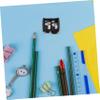 minkissy 4pcs Dual Eyebrow Pencil Sharpeners Makeup Tool for Women Black Compact Design with Shavings Collector for Eyeliner and Brow Pencils view 4