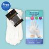 Dermrelief Cotton Gloves Fits All - for Beauty, Dry Hands, Eczema, Dermatitis and Psoriasis (5 Pairs) with Touchscreen Finger Sleeves (Extra Large) view 2