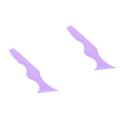 SOESFOUFU 2pcs Silicone Eyeliner Aid and Eyebrow Stencil Multifunctional Makeup Tool for Precise Eyeliner Eyeshadow and Lipstick Application Silicone Material for Party Makeup
