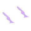 SOESFOUFU 2pcs Silicone Eyeliner Aid and Eyebrow Stencil Multifunctional Makeup Tool for Precise Eyeliner Eyeshadow and Lipstick Application Silicone Material for Party Makeup view 1