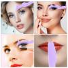 SOESFOUFU 2pcs Silicone Eyeliner Aid and Eyebrow Stencil Multifunctional Makeup Tool for Precise Eyeliner Eyeshadow and Lipstick Application Silicone Material for Party Makeup view 4