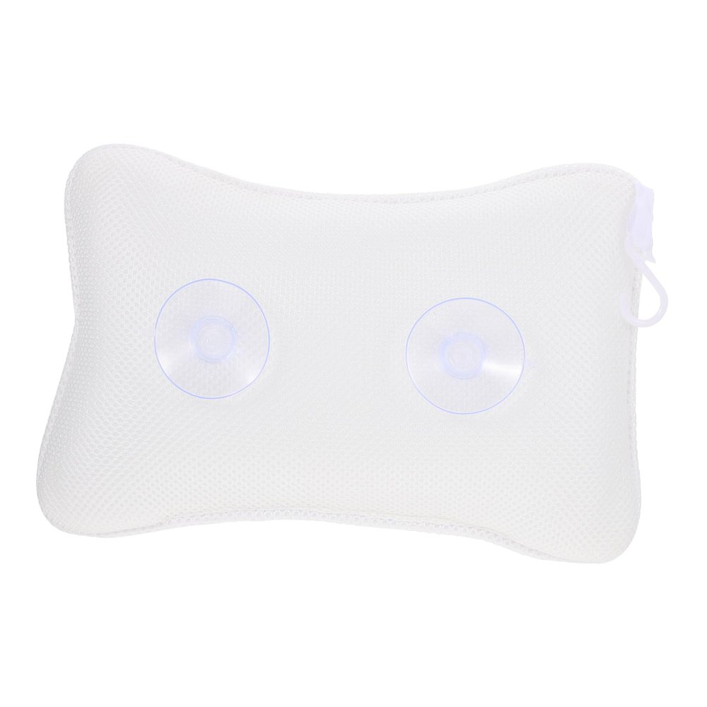 BESPORTBLE 1pc Comfortable Bath Tub Pillow Strong Cups Soft Mesh Design for Neck and Back Support Quick-Drying Spa Bath Pillow for Relaxation and Comfort Bathtub