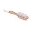 BESPORTBLE Double-Sided Pumice Brush for Feet Callus Remover and Dead Skin Natural Bristle Foot Scrubber Tool for Pedicure Care view 1