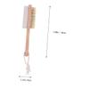 BESPORTBLE Double-Sided Pumice Brush for Feet Callus Remover and Dead Skin Natural Bristle Foot Scrubber Tool for Pedicure Care view 2