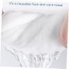 BESPORTBLE 2pcs Fleece Facial Towels Holes Hot Compressing Towels for Face for Home School Use view 3