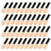 100PCS Disposable Eyeshadow Applicators Short Eyeshadow Makeup Applicators Sponge Tip Easy-Carry Eye Shadow Applicator for Travel Sponge Tips Eye Shadow Applicator Sticks Set view 1