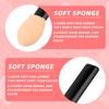 100PCS Disposable Eyeshadow Applicators Short Eyeshadow Makeup Applicators Sponge Tip Easy-Carry Eye Shadow Applicator for Travel Sponge Tips Eye Shadow Applicator Sticks Set view 3
