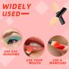 100PCS Disposable Eyeshadow Applicators Short Eyeshadow Makeup Applicators Sponge Tip Easy-Carry Eye Shadow Applicator for Travel Sponge Tips Eye Shadow Applicator Sticks Set view 4