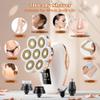 Electric Razors for Women, 7D Electric Shaver for Women, 5 in 1 Lady Shavers, Wet/Dry Bikini Trimmer, Rechargeable Facial Hair Removal, Painless Face Razor for Arms Legs Armpit Pubic Area view 2
