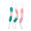 LIOOBO 3pcs Exfoliating Shower Pouf Gradient Bath Sponge for Gentle Scrubbing Mesh Design Back Scrubber for Dead Skin Removal and Lathering Soft and Lightweight view 1
