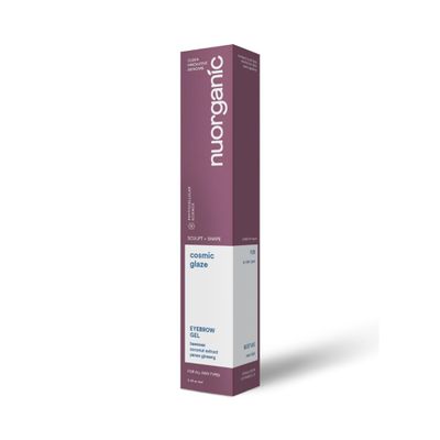 Nuorganic Brow Gel Clear - 6ml Natural Eyebrow Gel Clear, for Brow Growth | Vegan & Cruelty-Free Eyebrow Gel, Infused with Beeswax and Coconut Extract for Sculpting and Nourishing Brows