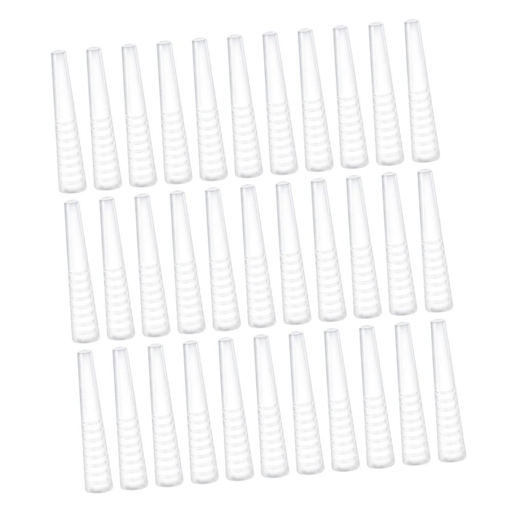 Homoyoyo Professional Lash Tweezers Covers 50pcs Silicone Tips for Eyelash Tweezers