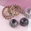 Framendino, 5 Pack Lazy Birds Nest Plate Hairpin Expandable Ponytail Holder 5 Colors view 4