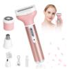 4 in 1 Rechargeable Women Face Epilator, Electric Bikini Epilator for Women, Hair Removal for Face, Armpits, Arms, Legs Hair Removal, Removable and Washable Heads view 1