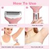 4 in 1 Rechargeable Women Face Epilator, Electric Bikini Epilator for Women, Hair Removal for Face, Armpits, Arms, Legs Hair Removal, Removable and Washable Heads view 4
