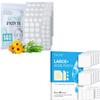 Acne Patch Pimple Patch Set (202 Patches) Hydrocolloid Invisible Acne Dots for Face & Body, 4 Sizes (Square, Strip, Dot) for Effective Zit Treatment, Tea Tree & Calendula Oil, XL Patches for Breakout view 1